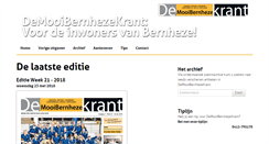 Desktop Screenshot of demooibernhezekrant.nl